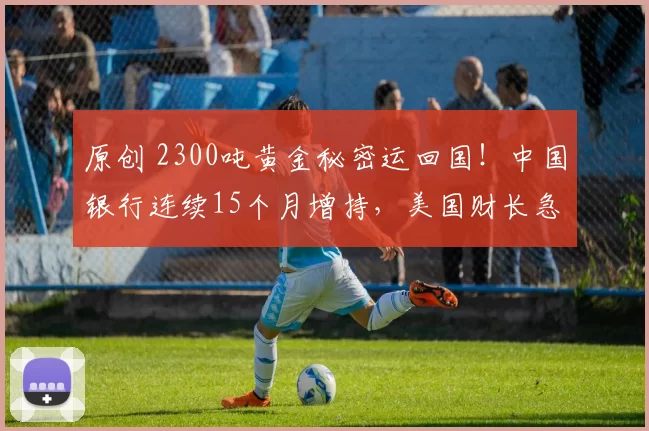原创 2300吨黄金秘密运回国！中国银行连续15个月增持，美国财长急了，美国财长公开指责中国交易员搅乱金市
